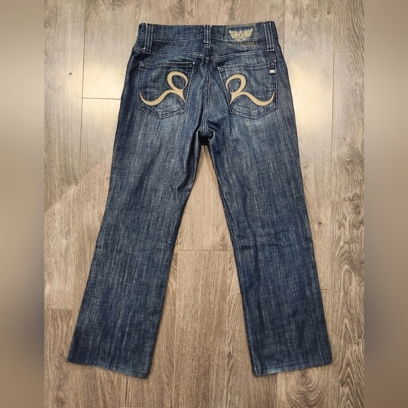 Rock & Republic Button Fly Straight Leg Jeans - Picture 3 of 6